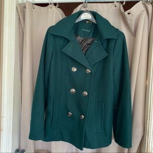 Women’s Calvin Klein Hooded Peacoat